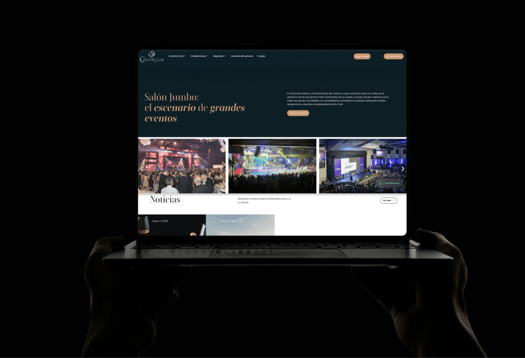 Country Club — resultado del rediseño web