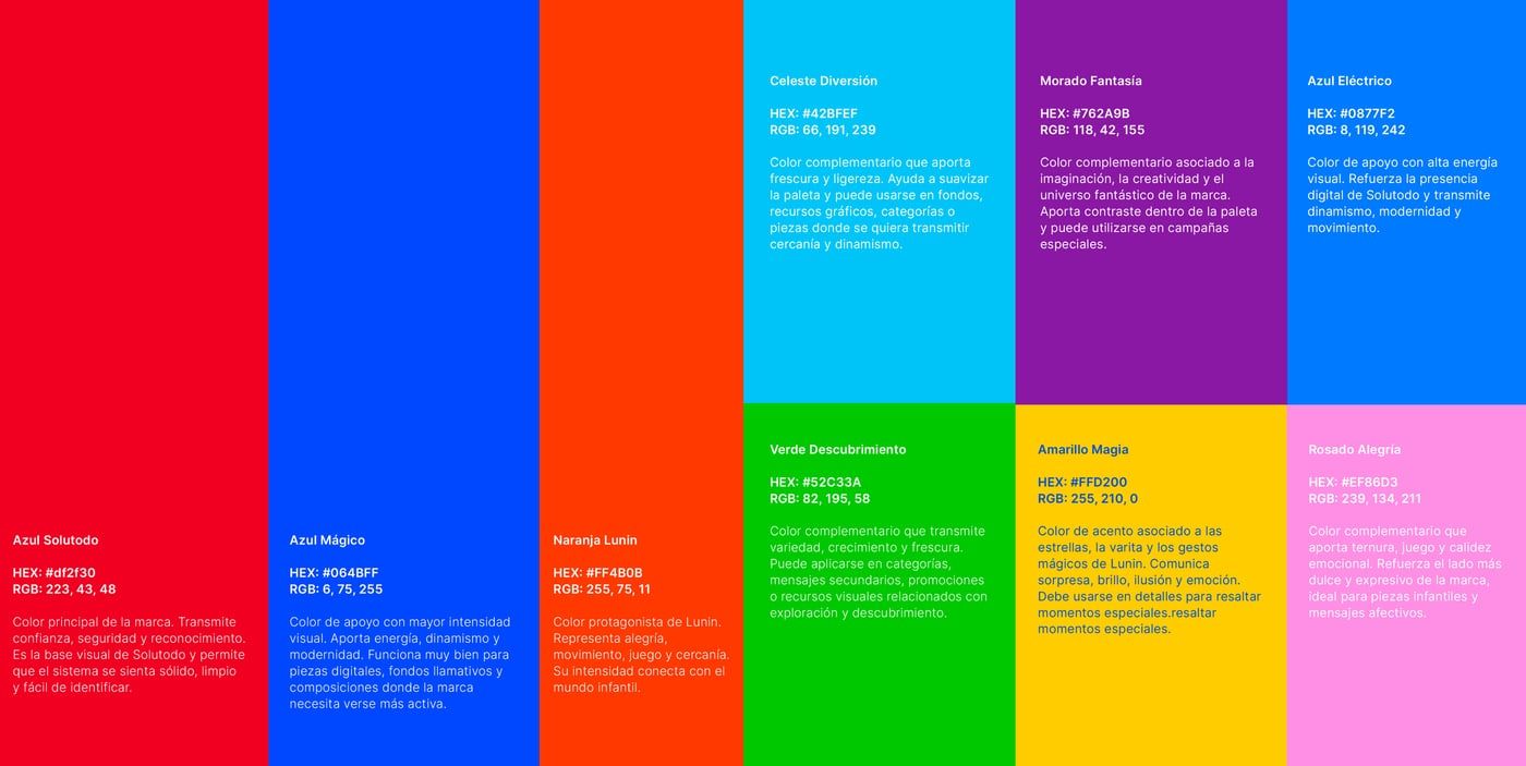 Solutodo — paleta de colores